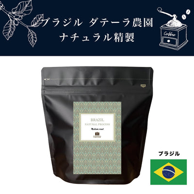 【定期購入】ブラジル ダテーラ農園 ナチュラル（中煎り）